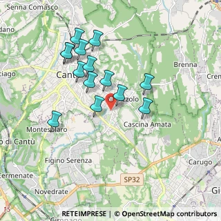 Mappa Via della Selva, 22063 Cantù CO, Italia (1.68857)