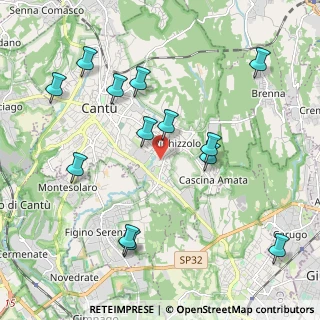 Mappa Via della Selva, 22063 Cantù CO, Italia (2.22923)