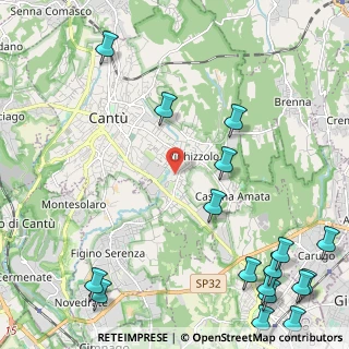 Mappa Via della Selva, 22063 Cantù CO, Italia (3.34706)