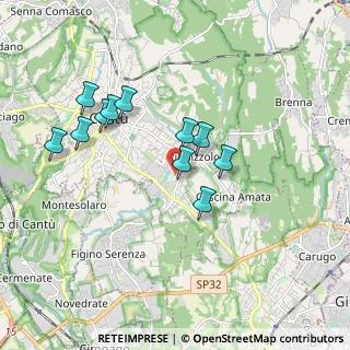 Mappa Via della Selva, 22063 Cantù CO, Italia (1.63273)