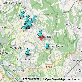 Mappa Via della Selva, 22063 Cantù CO, Italia (1.97167)