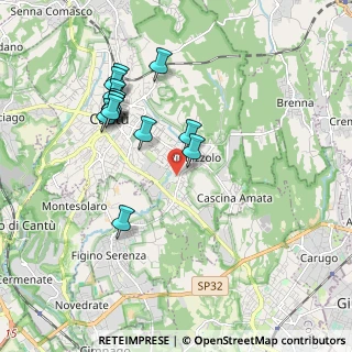 Mappa Via della Selva, 22063 Cantù CO, Italia (1.84214)
