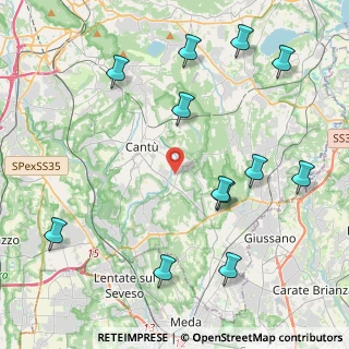 Mappa Via della Selva, 22063 Cantù CO, Italia (5.01083)