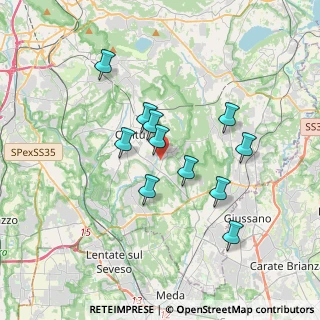 Mappa Via della Selva, 22063 Cantù CO, Italia (3.00909)