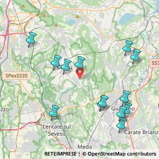 Mappa Via della Selva, 22063 Cantù CO, Italia (4.77538)
