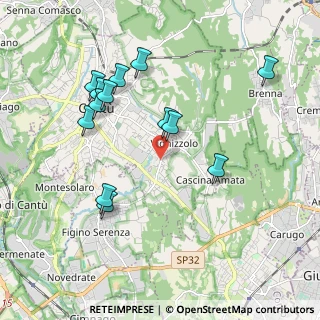 Mappa Via Baracca Francesco, 22063 Cantù CO, Italia (1.96769)