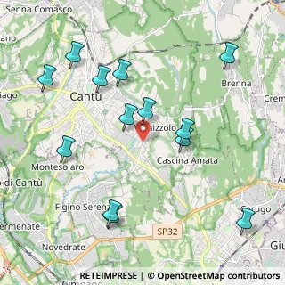 Mappa Via Baracca Francesco, 22063 Cantù CO, Italia (2.24)