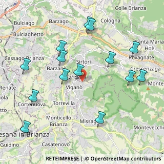 Mappa Via Alcide de Gasperi, 23897 Viganò LC, Italia (2.29929)