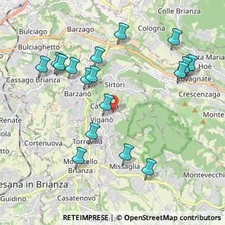 Mappa Via Alcide de Gasperi, 23897 Viganò LC, Italia (2.27412)