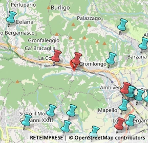 Mappa Via Aldo Moro, 24030 Ambivere BG, Italia (3.164)