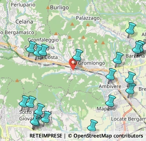 Mappa Via Aldo Moro, 24030 Ambivere BG, Italia (2.9035)