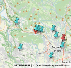 Mappa Via Aldo Moro, 24030 Ambivere BG, Italia (4.05818)