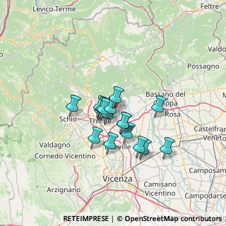 Mappa Via Calcara, 36030 Zugliano VI, Italia (9.17353)