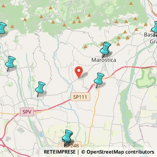 Mappa Via Ponticello, 36060 Molvena VI, Italia (7.10154)