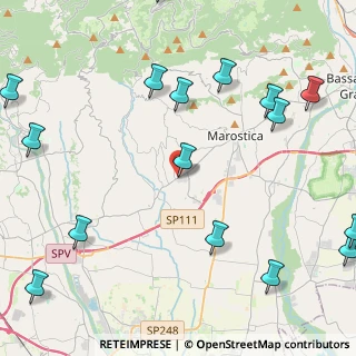 Mappa Via Ponticello, 36060 Molvena VI, Italia (6.1)