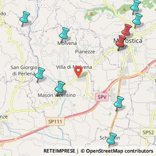 Mappa Via Ponticello, 36060 Molvena VI, Italia (2.97833)