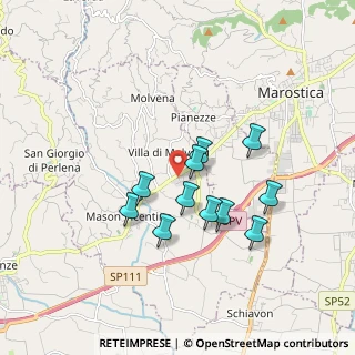 Mappa Via Ponticello, 36060 Molvena VI, Italia (1.46182)