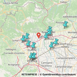 Mappa Via Ponticello, 36060 Molvena VI, Italia (14.77308)