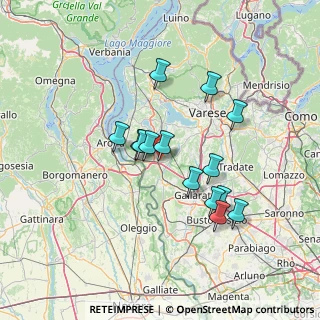 Mappa 21029 Vergiate VA, Italia (11.945)