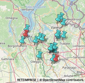 Mappa 21029 Vergiate VA, Italia (12.231)