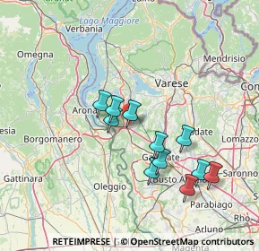 Mappa 21029 Vergiate VA, Italia (12.77909)