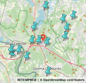 Mappa 21029 Vergiate VA, Italia (4.34643)