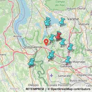 Mappa 21029 Vergiate VA, Italia (6.69714)