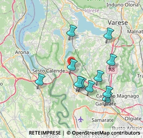Mappa 21029 Vergiate VA, Italia (7.1)