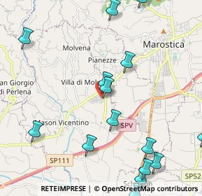 Mappa Via Progresso, 36060 Molvena VI, Italia (2.71467)