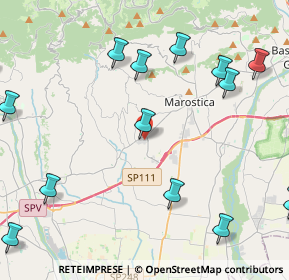 Mappa Via Progresso, 36060 Molvena VI, Italia (6.08188)