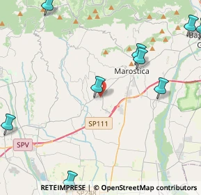 Mappa Via Progresso, 36060 Molvena VI, Italia (6.65583)
