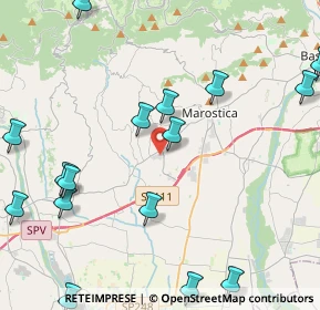 Mappa Via Progresso, 36060 Molvena VI, Italia (6.278)