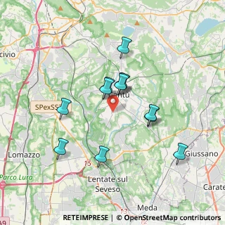 Mappa Via Calatafimi, 22063 Cantù CO, Italia (3.05167)