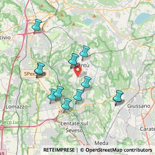 Mappa Via Calatafimi, 22063 Cantù CO, Italia (3.62538)