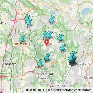 Mappa Via Calatafimi, 22063 Cantù CO, Italia (4.3495)