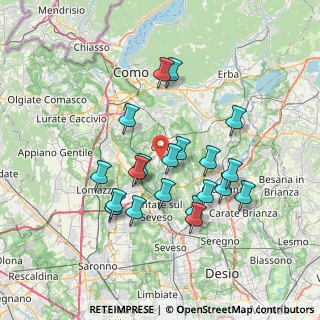 Mappa Via Calatafimi, 22063 Cantù CO, Italia (6.575)