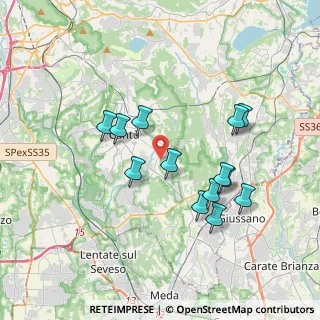 Mappa Via D. Scarlatti, 22063 Cantù CO, Italia (3.38846)