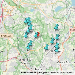 Mappa Via Scarlatti, 22063 Cantù CO, Italia (3.49333)