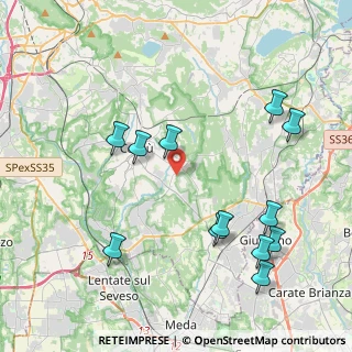 Mappa Via D. Scarlatti, 22063 Cantù CO, Italia (4.56417)
