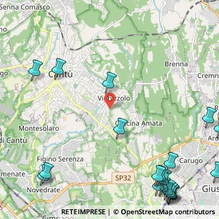 Mappa Via Scarlatti, 22063 Cantù CO, Italia (3.5995)