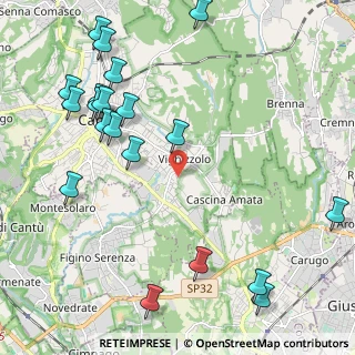 Mappa Via Scarlatti, 22063 Cantù CO, Italia (2.704)