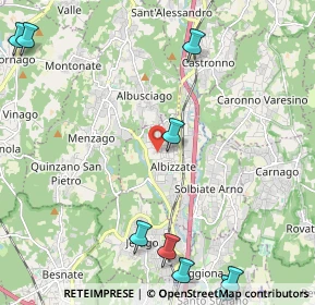 Mappa Via Carabelli, 21041 Albizzate VA, Italia (3.60538)