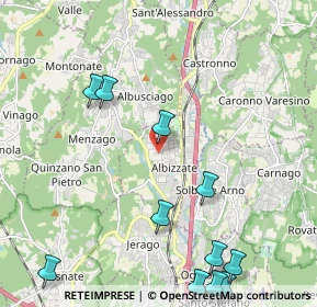 Mappa Via Carabelli, 21041 Albizzate VA, Italia (2.76909)