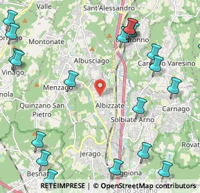 Mappa Via Carabelli, 21041 Albizzate VA, Italia (3.026)