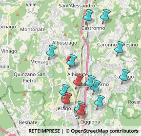 Mappa Via Carabelli, 21041 Albizzate VA, Italia (2.10857)