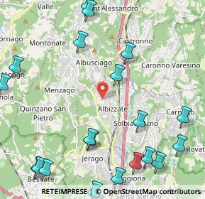 Mappa Via Carabelli, 21041 Albizzate VA, Italia (2.9365)