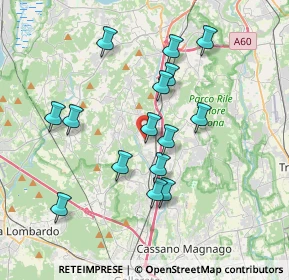 Mappa Via Carabelli, 21041 Albizzate VA, Italia (3.45467)