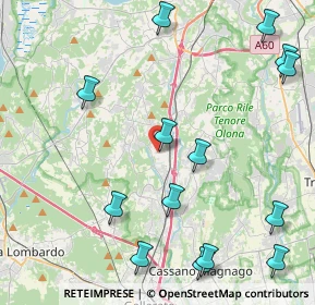 Mappa Via Carabelli, 21041 Albizzate VA, Italia (5.38643)
