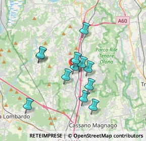 Mappa Via Carabelli, 21041 Albizzate VA, Italia (2.875)