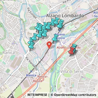 Mappa Via G. d'Alzano, 24022 Alzano Lombardo BG, Italia (0.4055)
